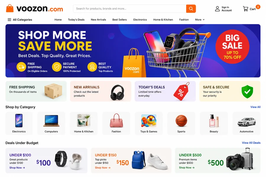 Voozon.com Guide to Shopping Deals and Smart Savings Voozon.com Guide